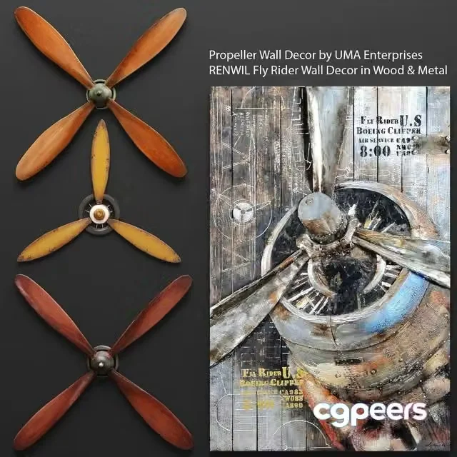 3ds Max Free – Set propellers from UMA Enterprises and the pictures