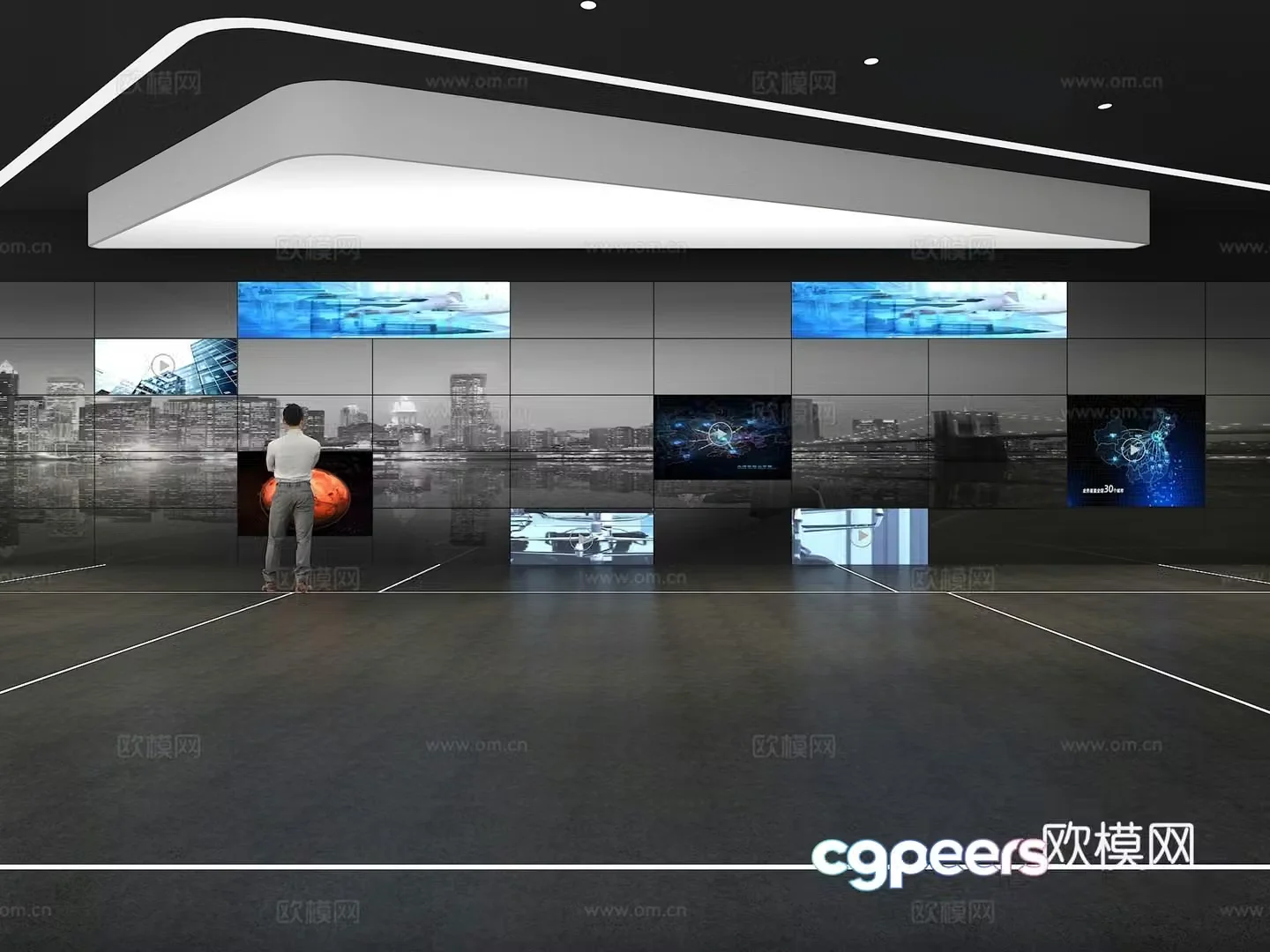 Cultural wall Corporate culture wall Display wall Theme wall Exhibition hall Campus culture Corridor 3D model