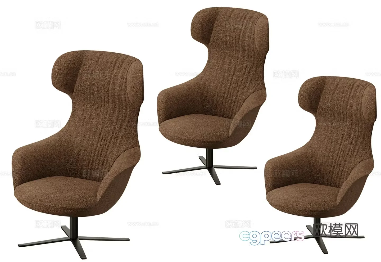 Modern office chair boss chair 3d model
