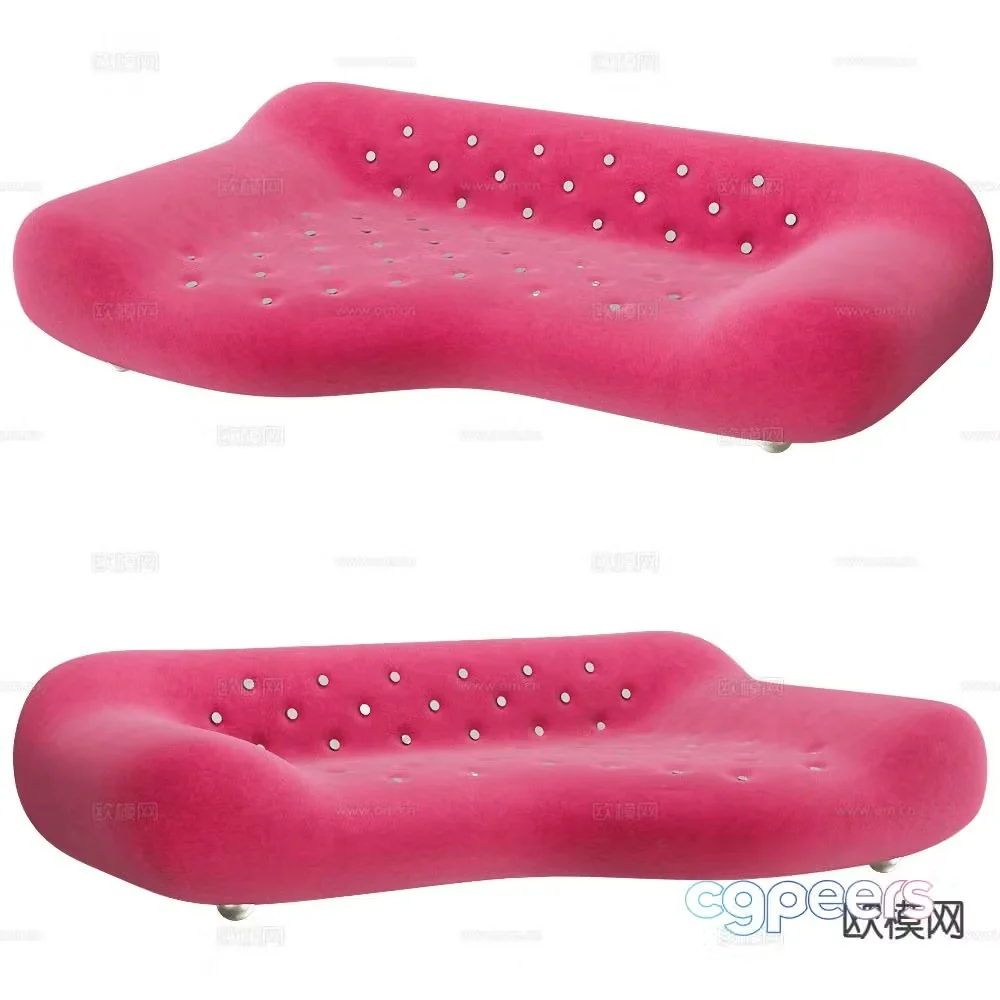 Giovannetti Memphis special shaped sofa shaped sofa 3d model