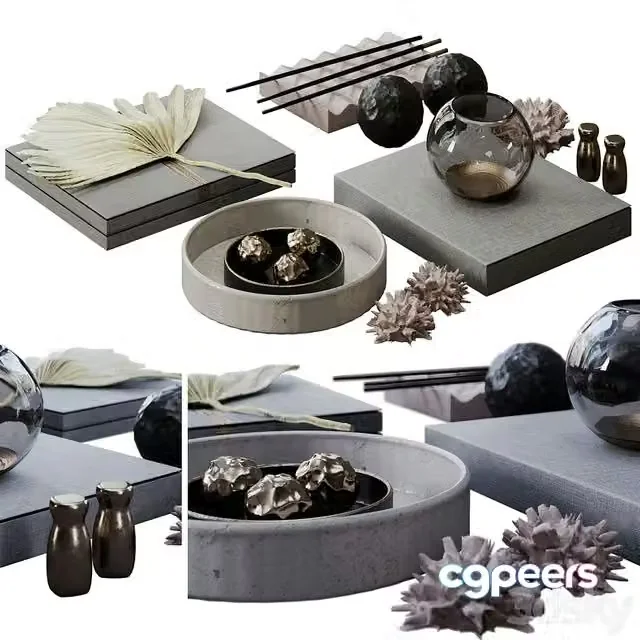 3ds Max Free – Decorative set #13