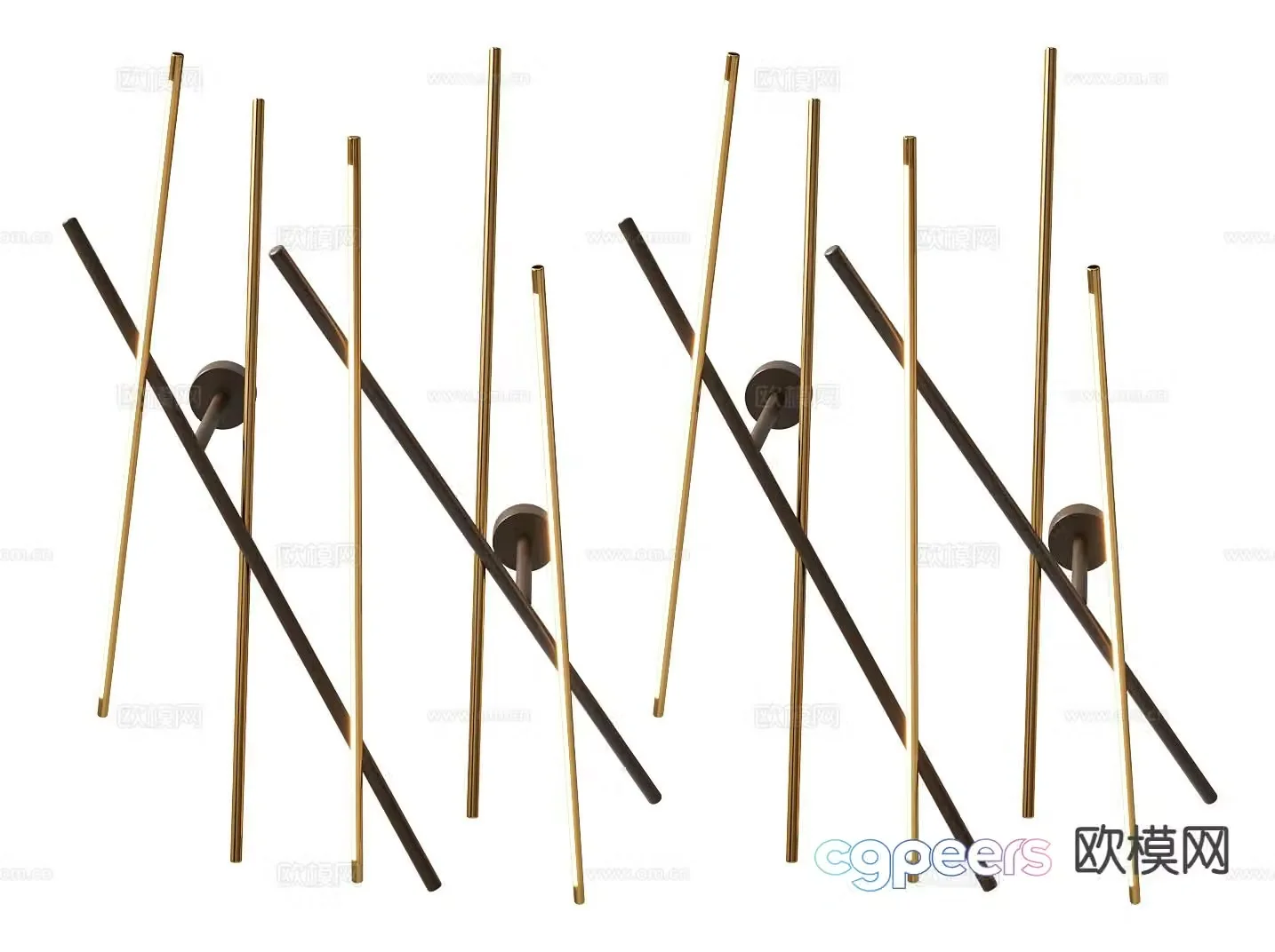 Creative wall lamp minimalist wall lamp 3d model