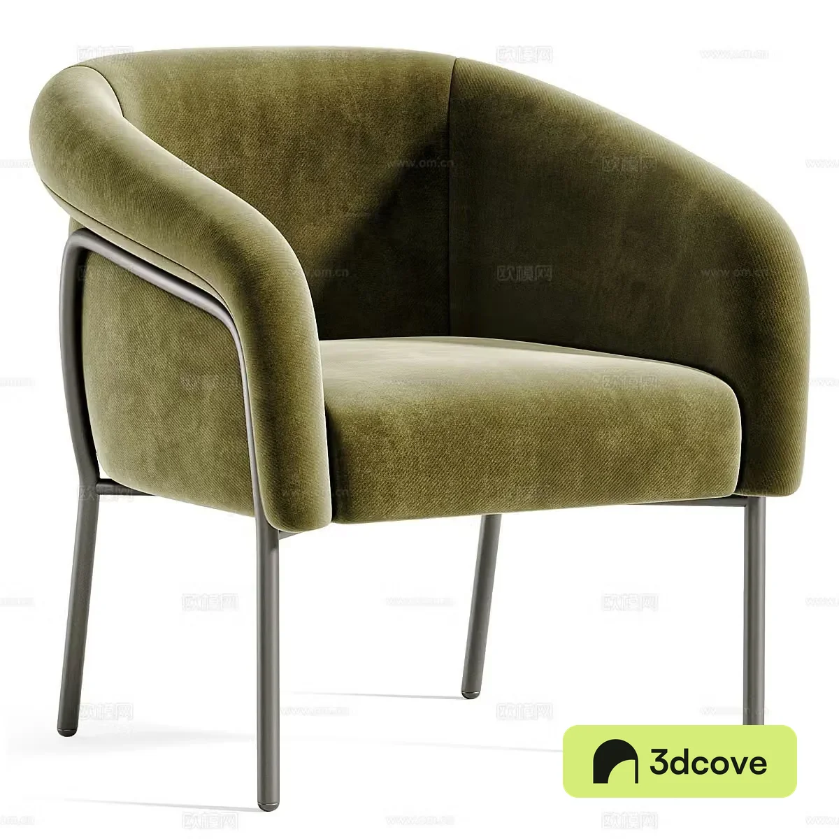 Modern Italian minimalist Kensol armchair