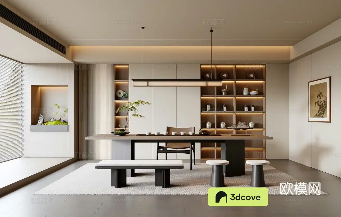 New Chinese tea room