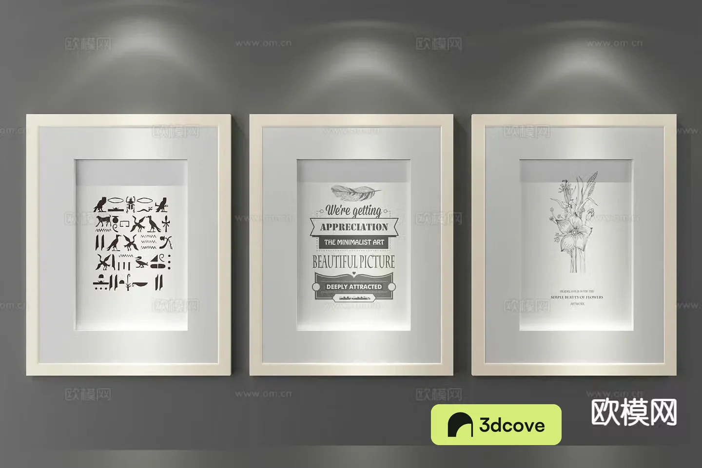 Modern decorative painting art painting hanging painting