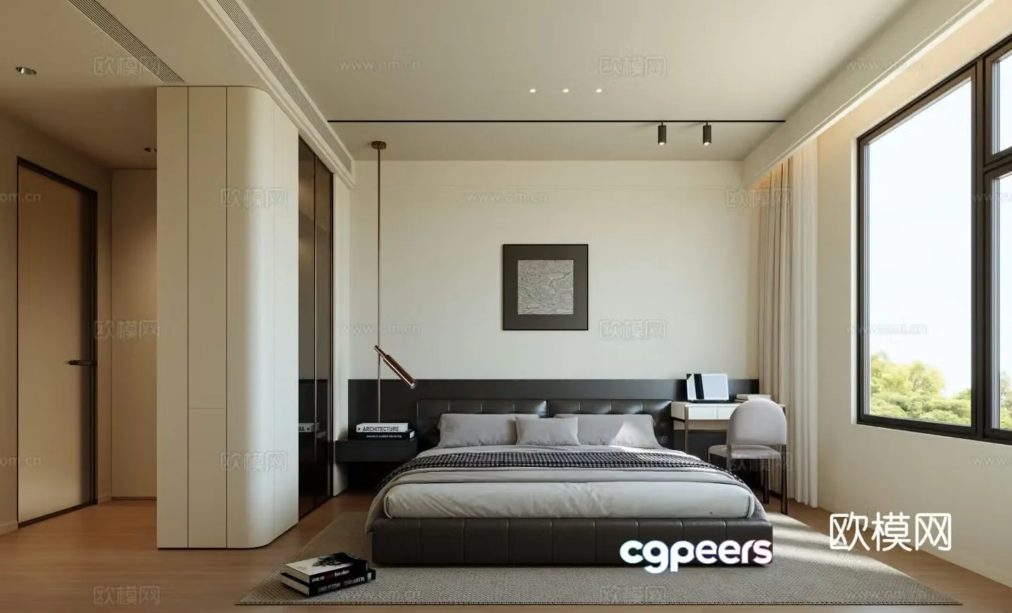 Modern bedroom 3d model