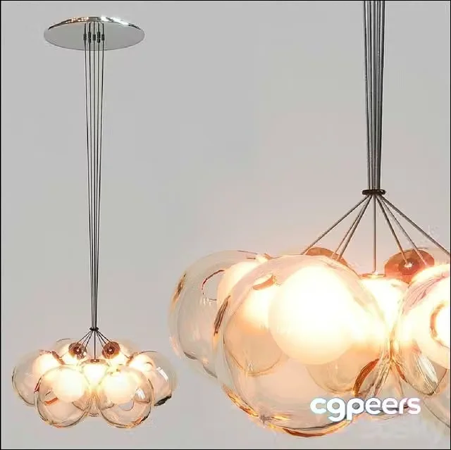 3ds Max Free – Bocci 28.7 pendant lamp
