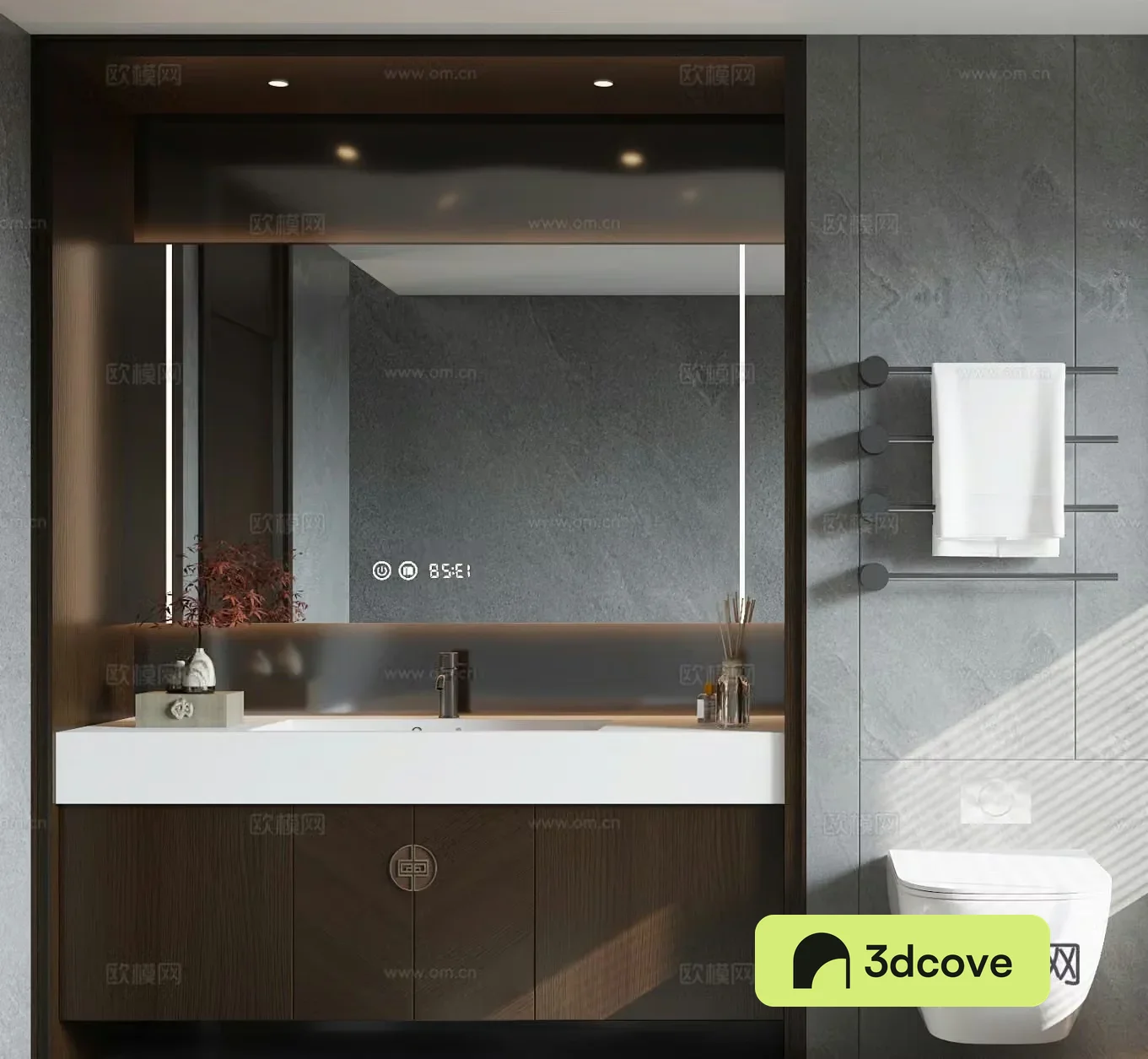 New Chinese bathroom cabinet combination