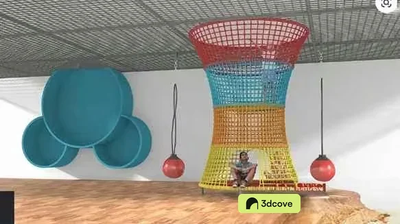 A Colorful Hanging Chair