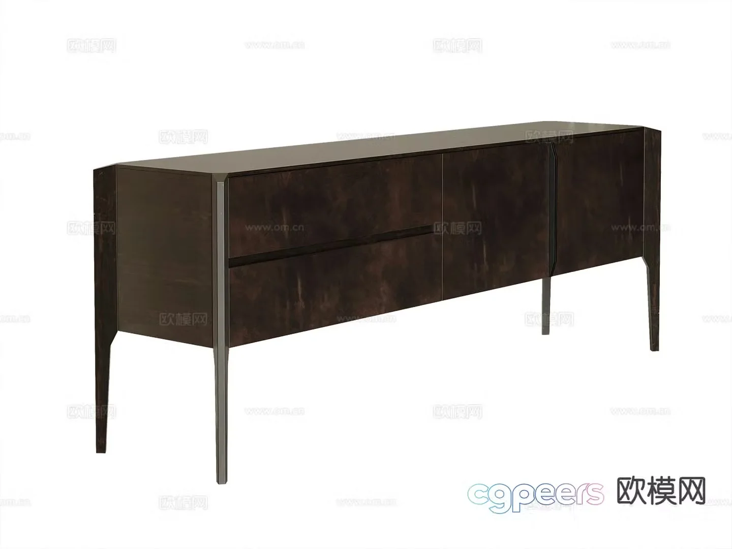 Modern entryway cabinet side cabinet 3d model