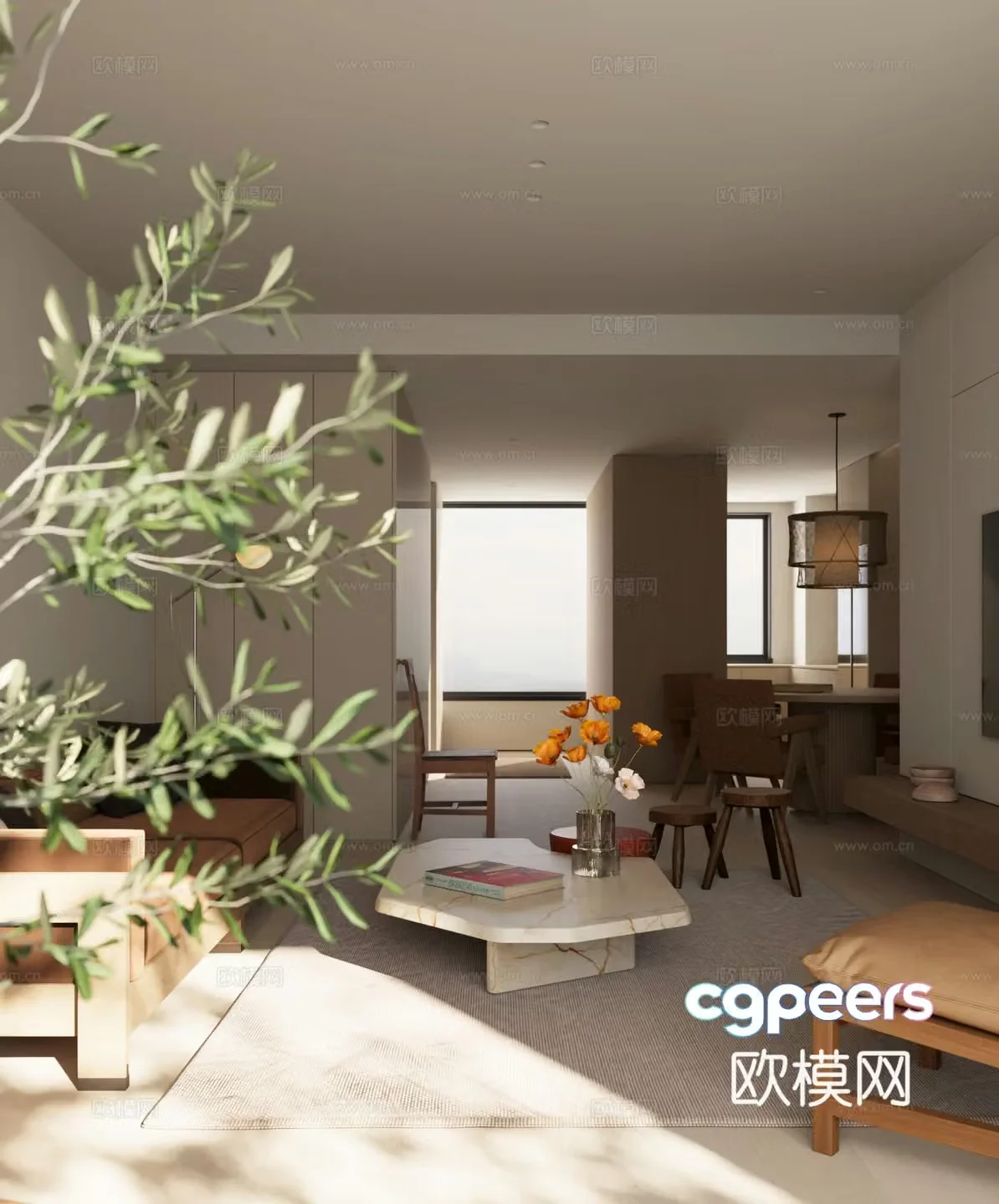 Italian restaurant 3D model