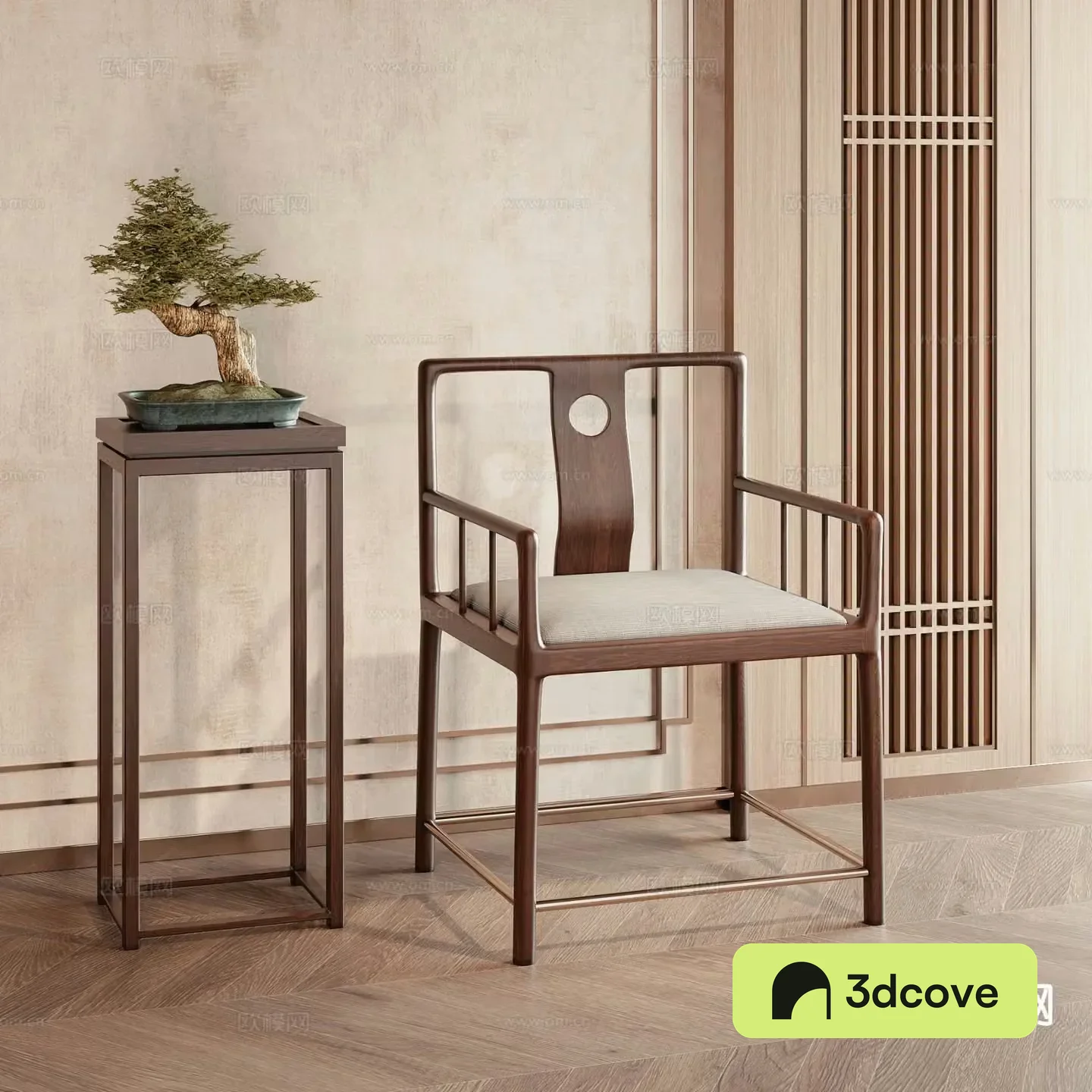 New Chinese style book chair armchair chair