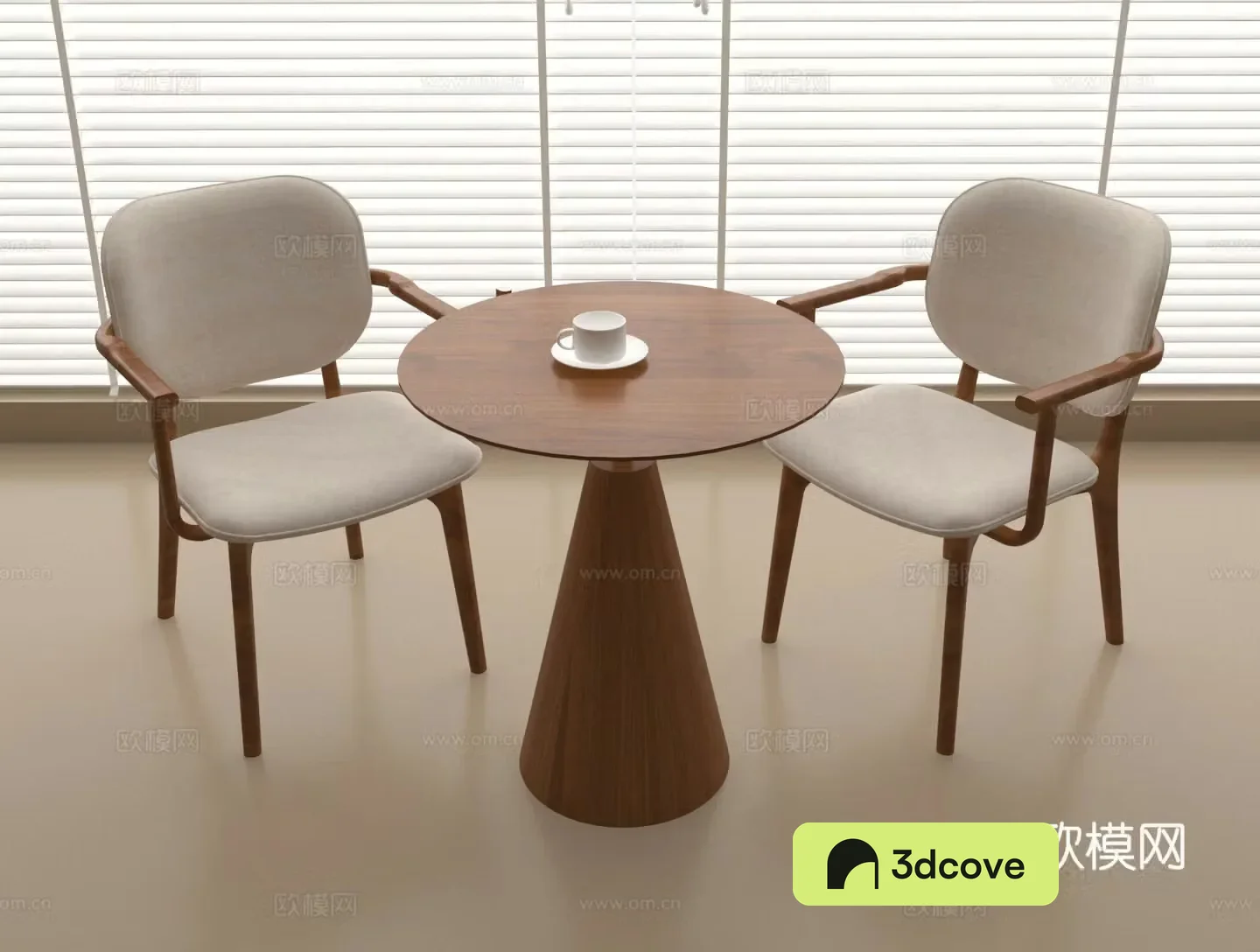 Leisure chair single chair coffee table