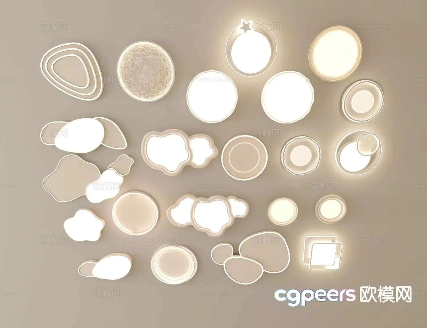 Modern ceiling lamp living room ceiling lamp children’s ceiling lamp 3d model