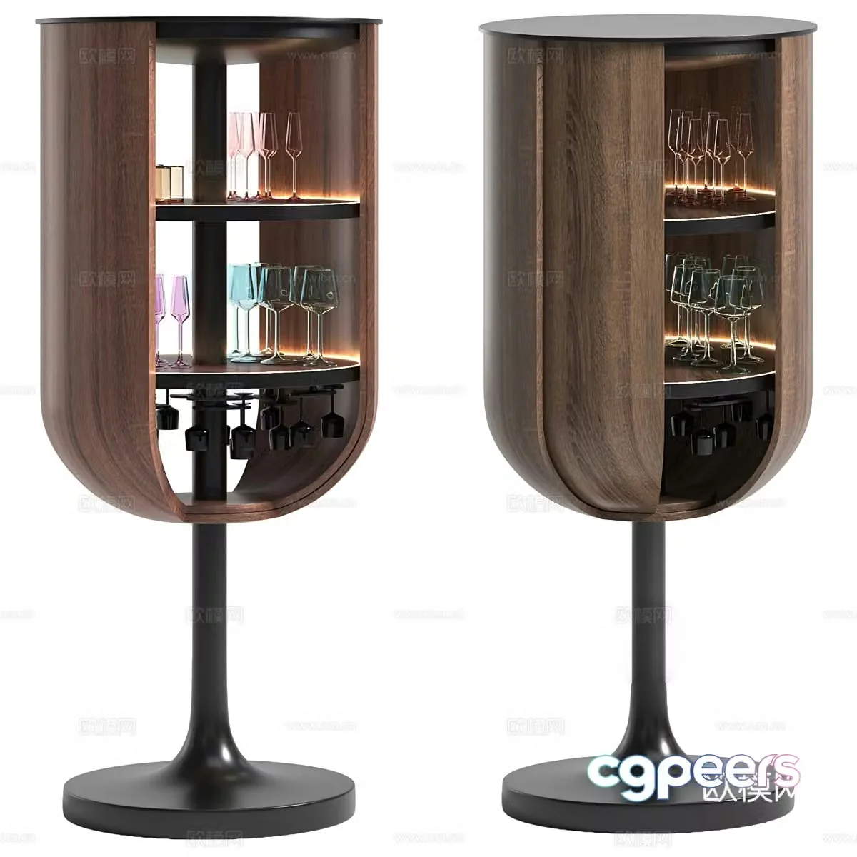 Modern BLOOM ICON wine cabinet 3d model