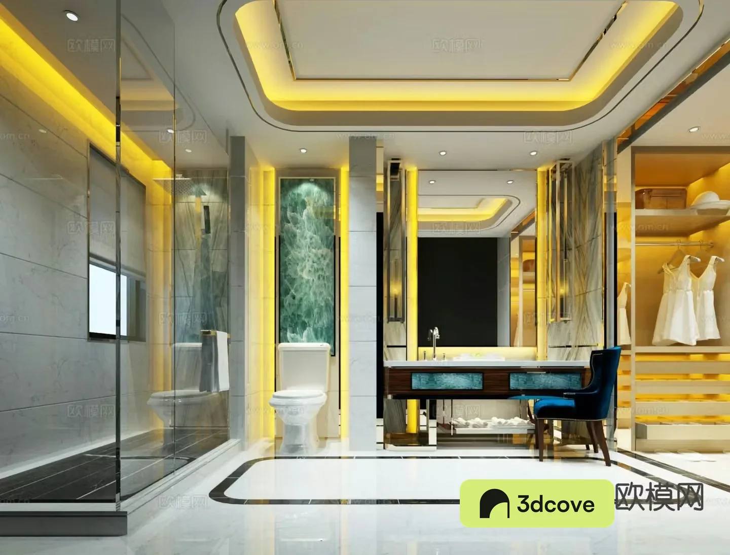 Light luxury bathroom toilet