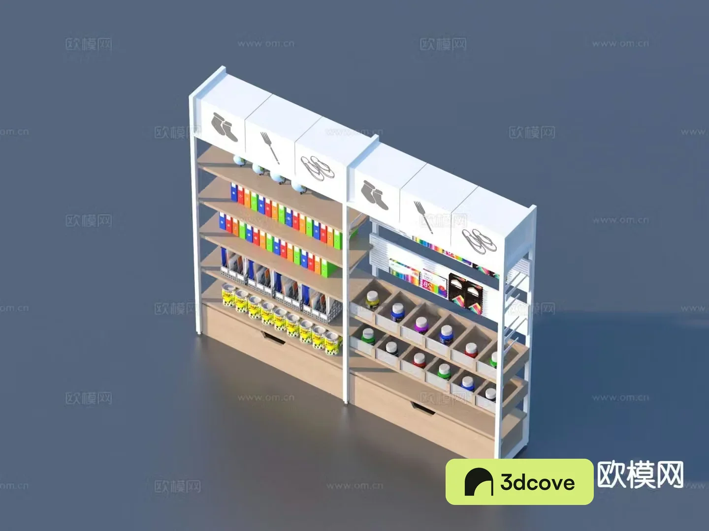 Modern decorative cabinet shelf