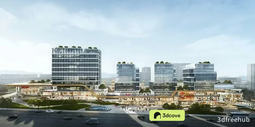 Cityscape With Modern Architecture