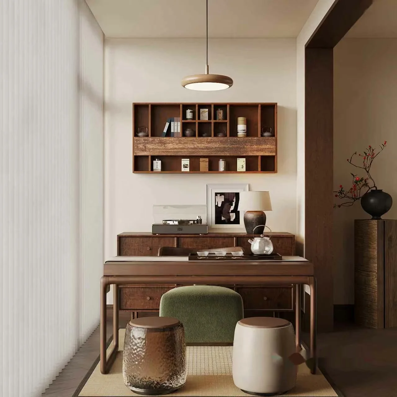 Wooden Desk 3D Model – 4854 – VRAY Render