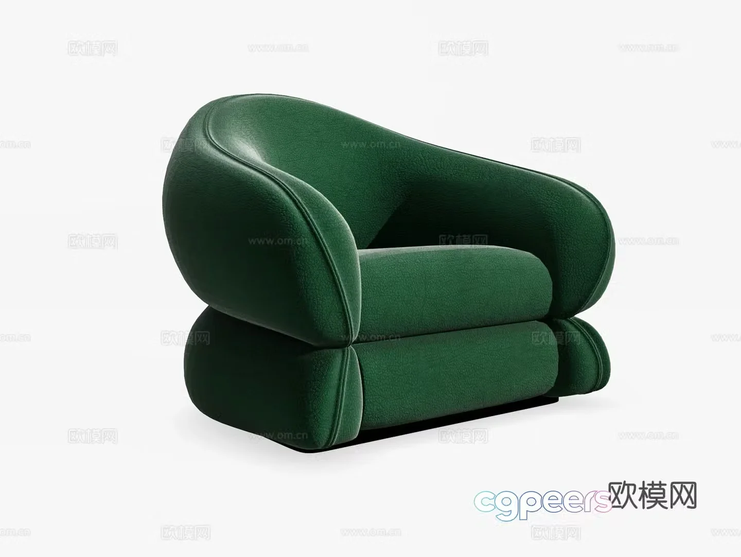 Single sofa 3d model