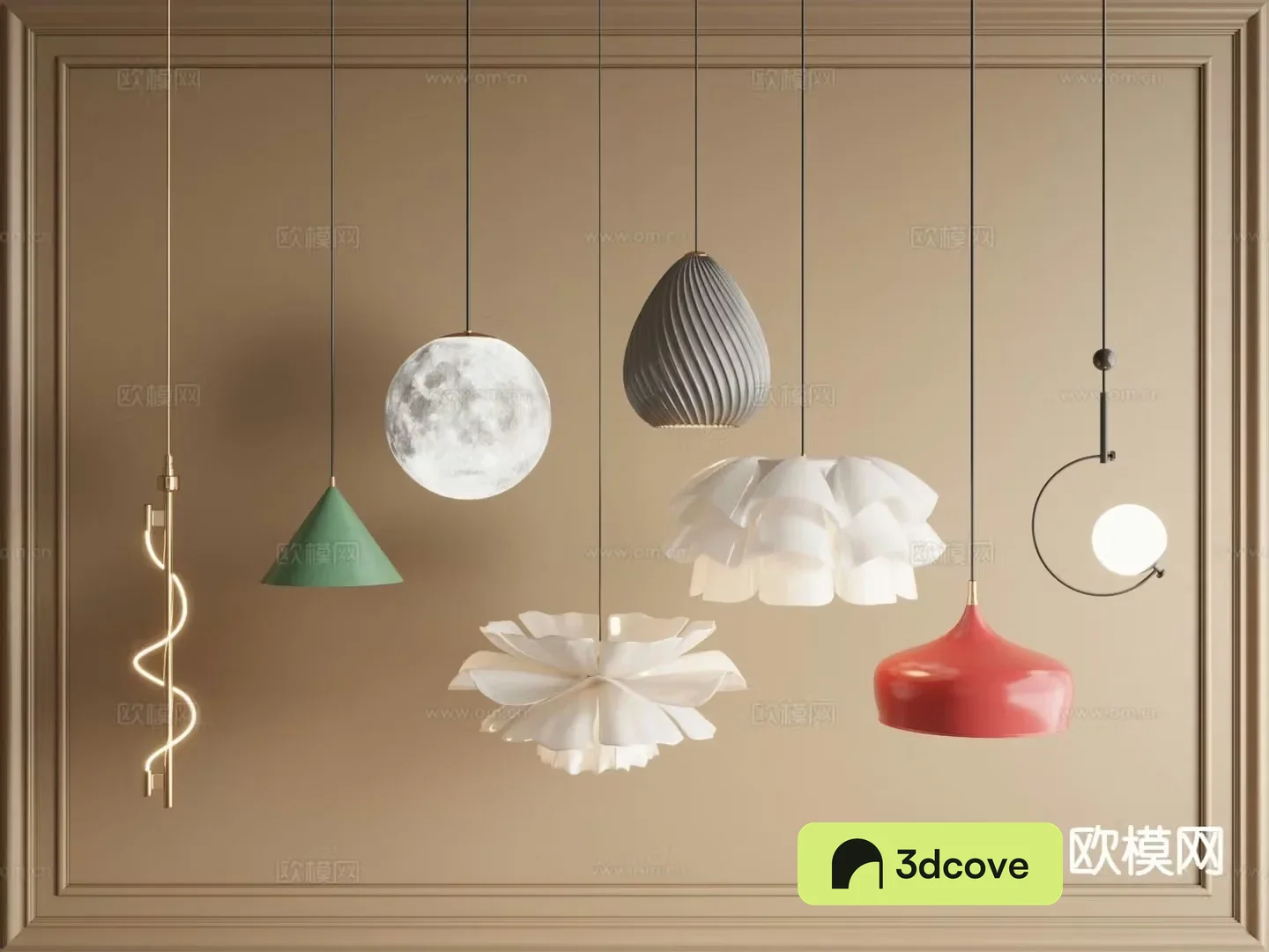 Bedside small chandelier