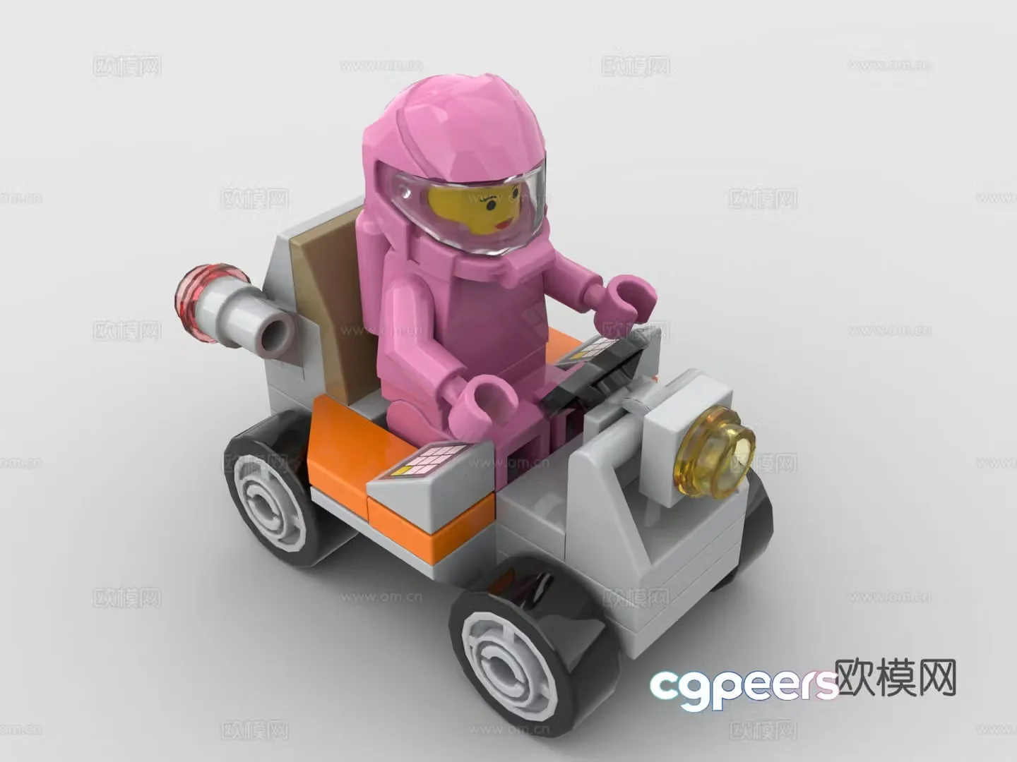 Lego LEGO toys building blocks motorcycle 3d model