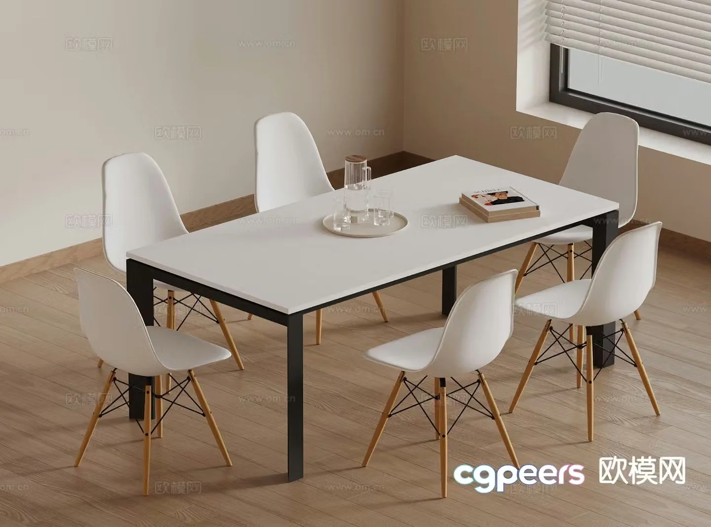 Modern conference table conference table 3d model