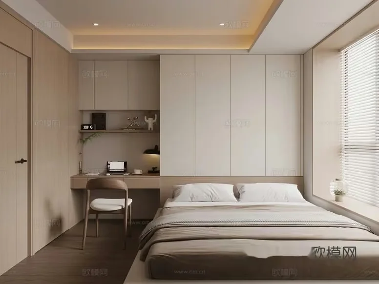 Cozy Bedroom 3D Model – 18823 – VRAY Render