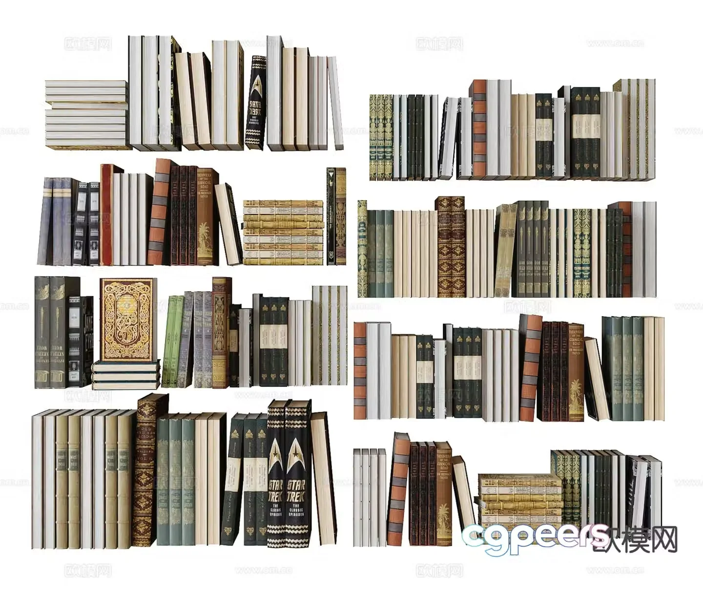 book book book 3d model
