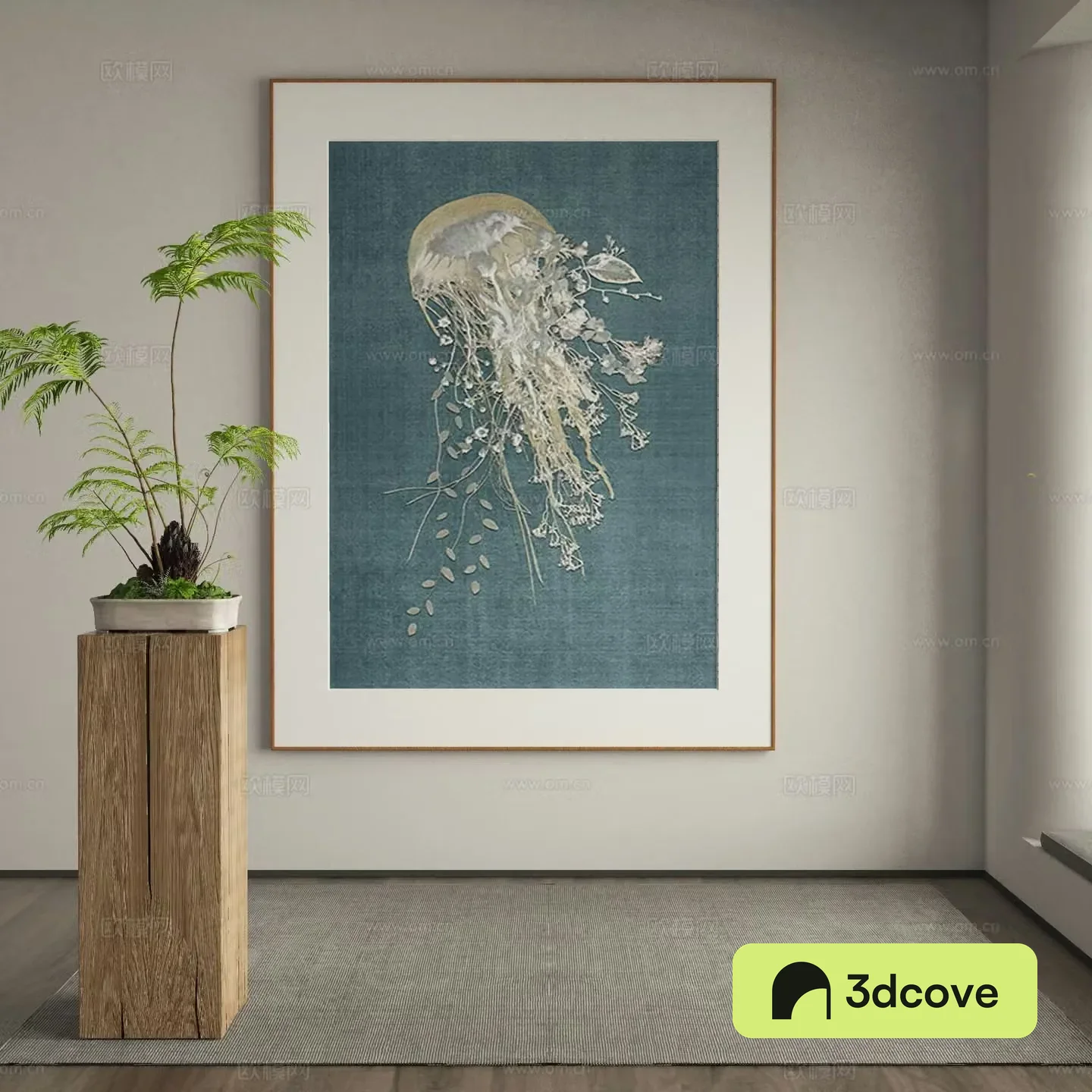 New Chinese texture painting decorative painting