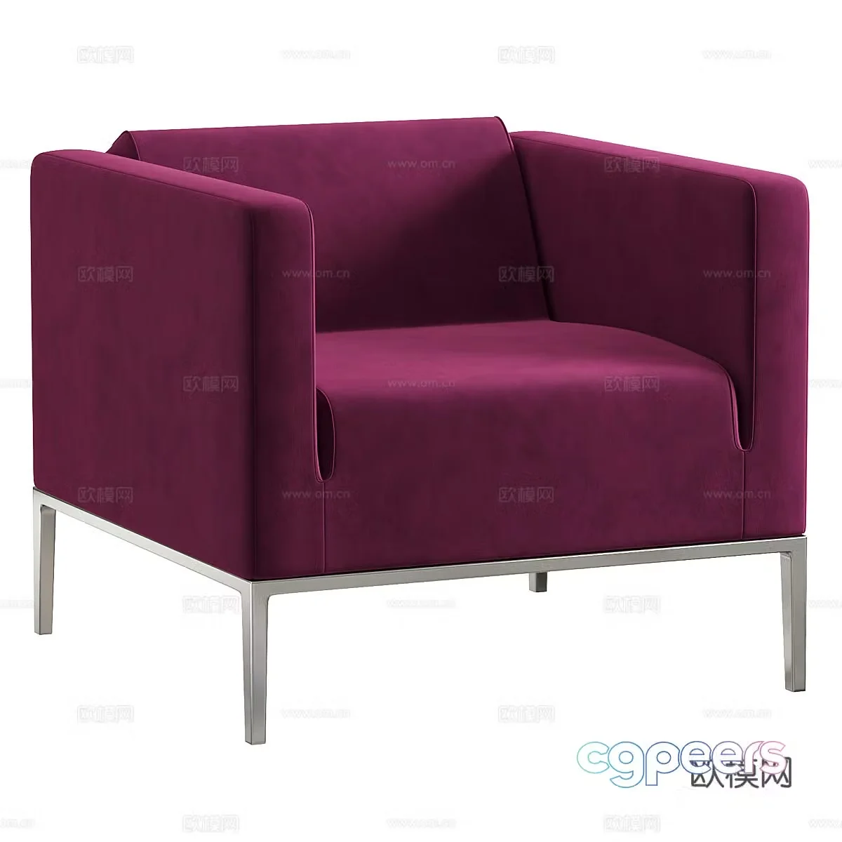 Sofa coffee table combination 3D model