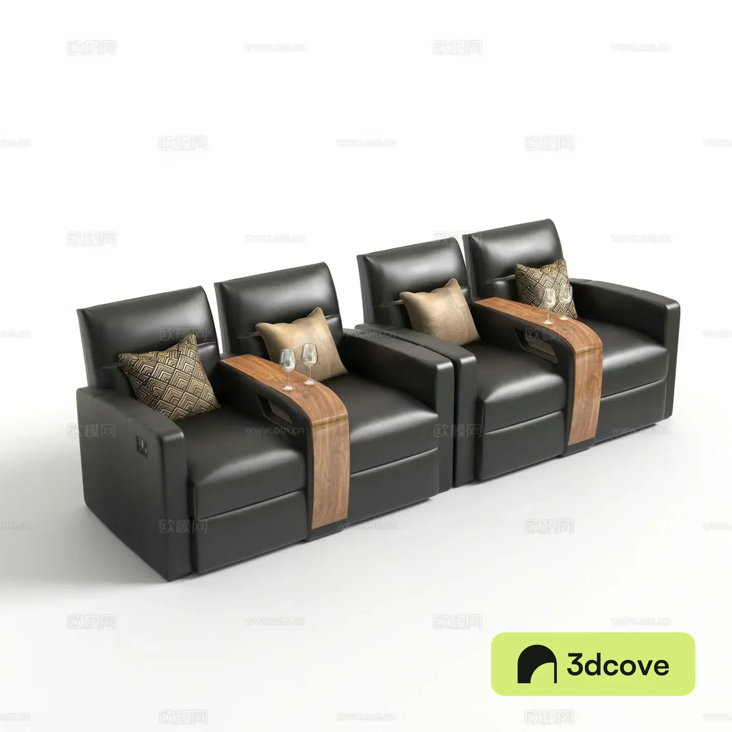 Cinema sofa video room sofa theater row sofa