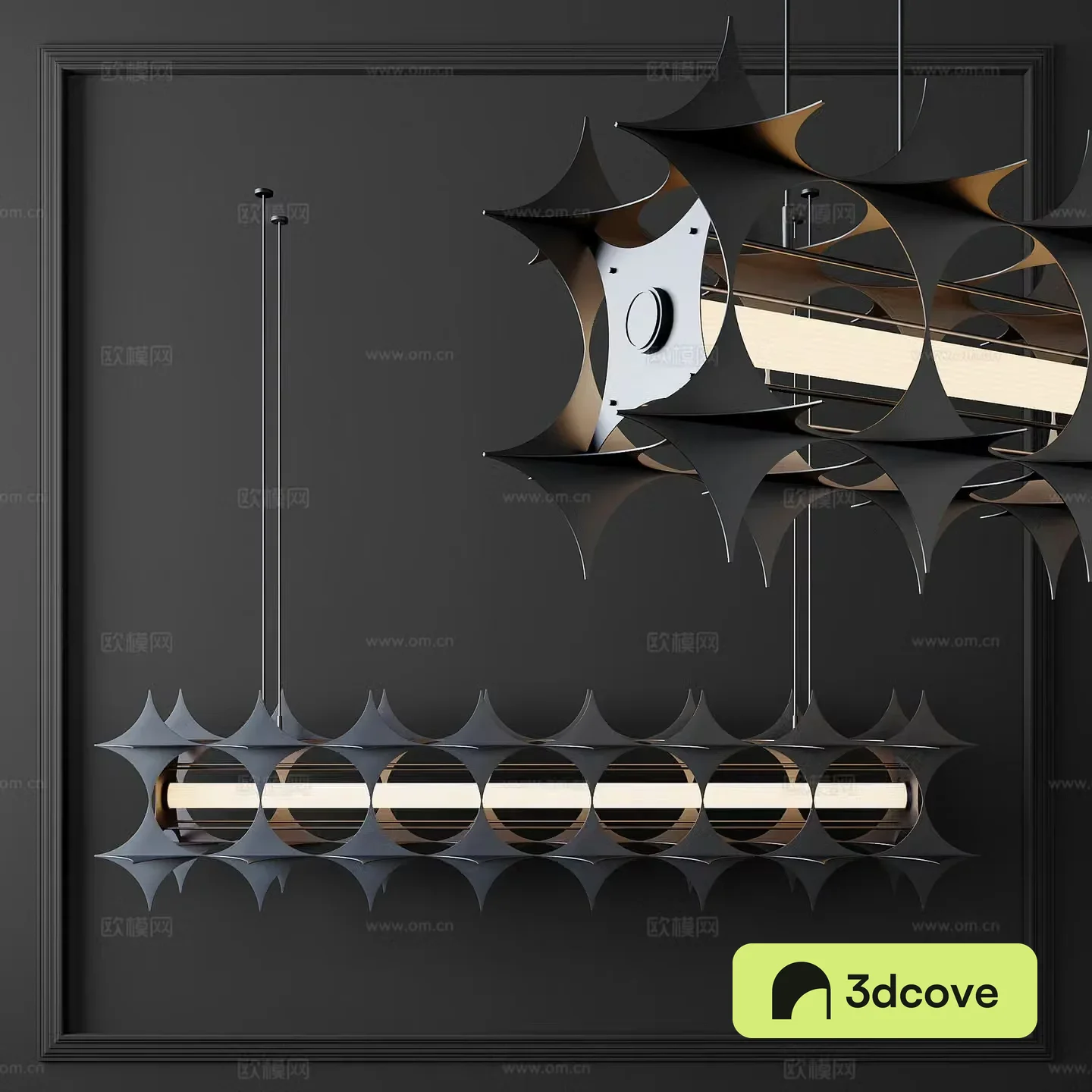 Chandelier Stainless Steel Chandelier Bauhaus