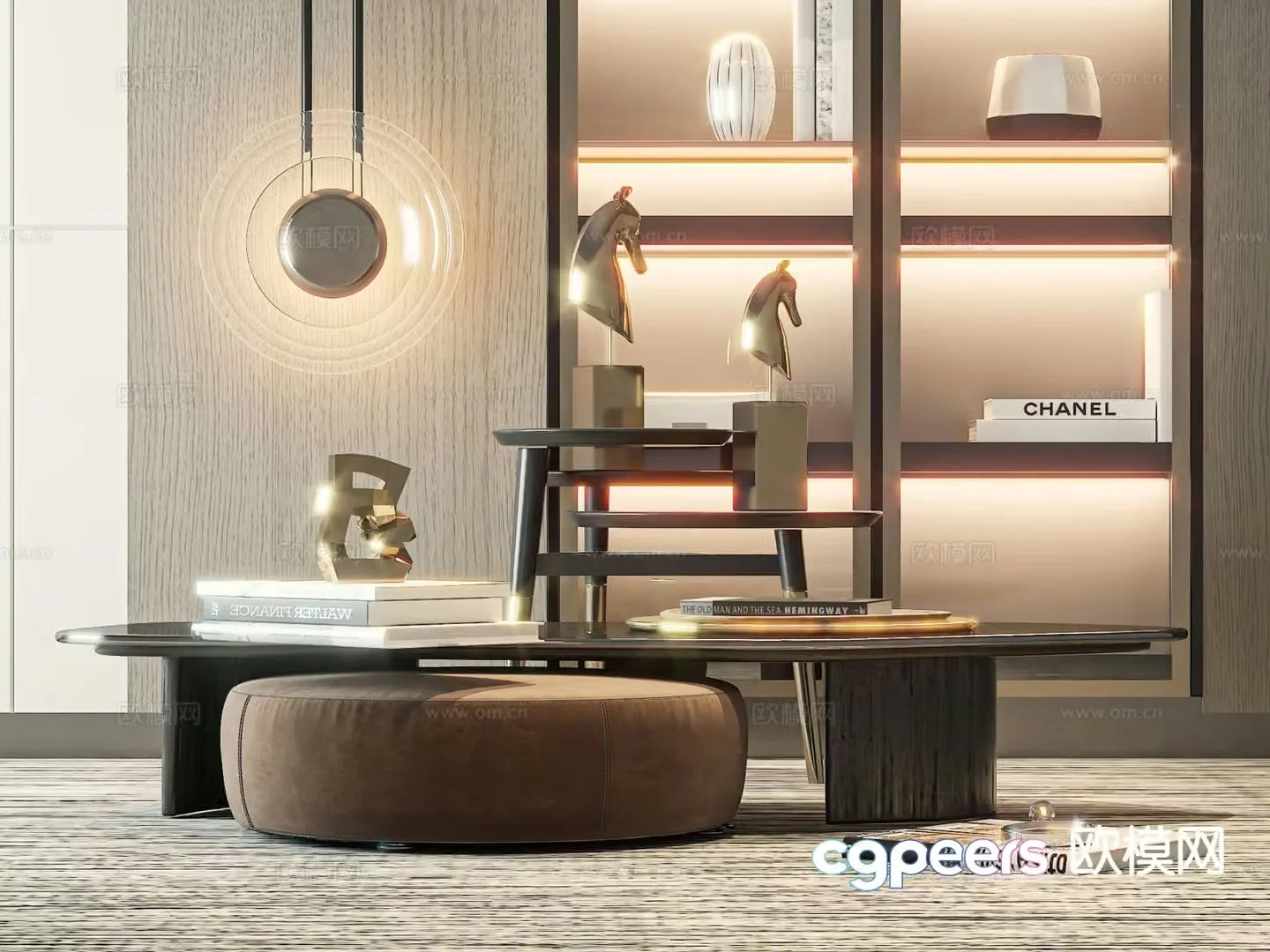 Modern coffee table 3d model