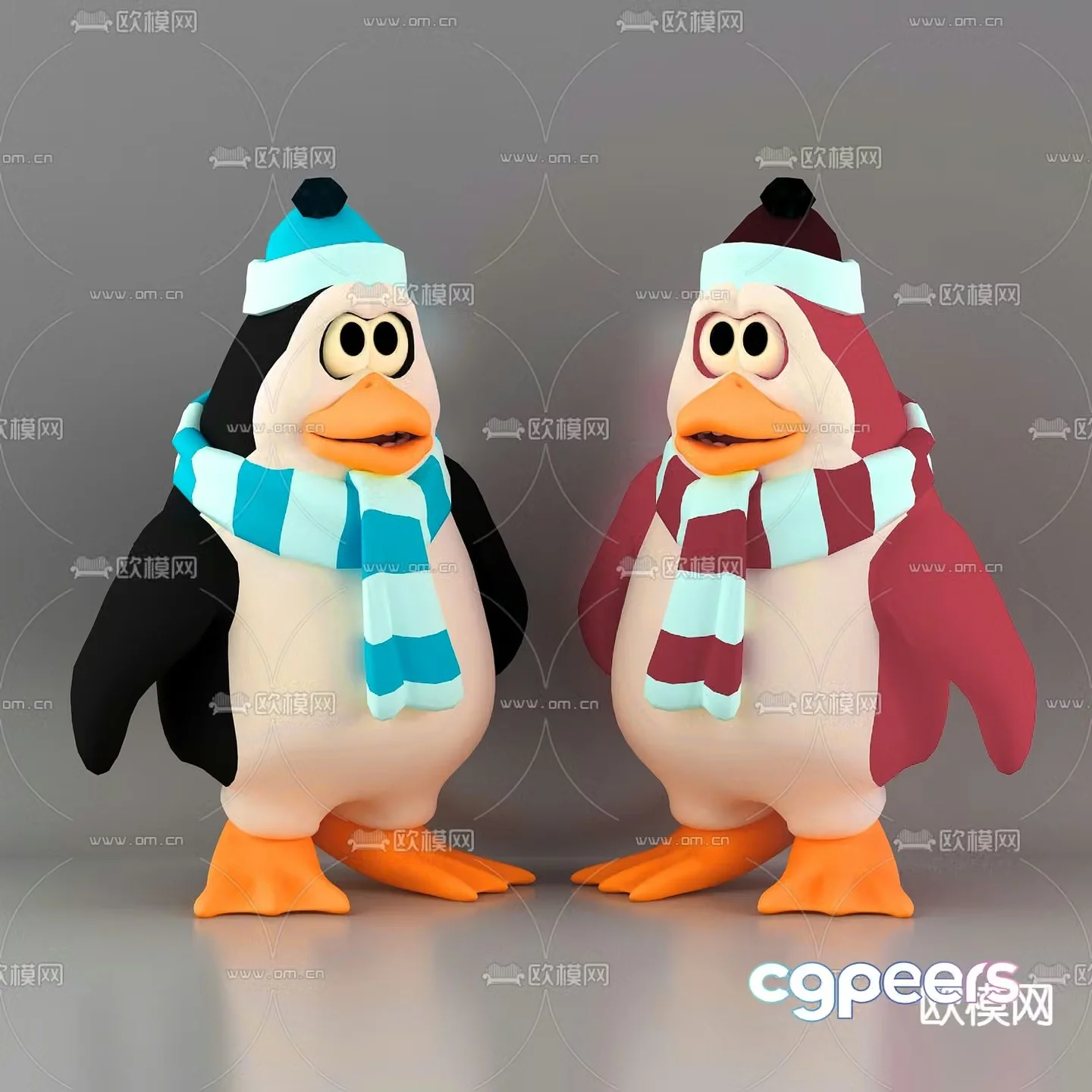penguin doll toy 3d model