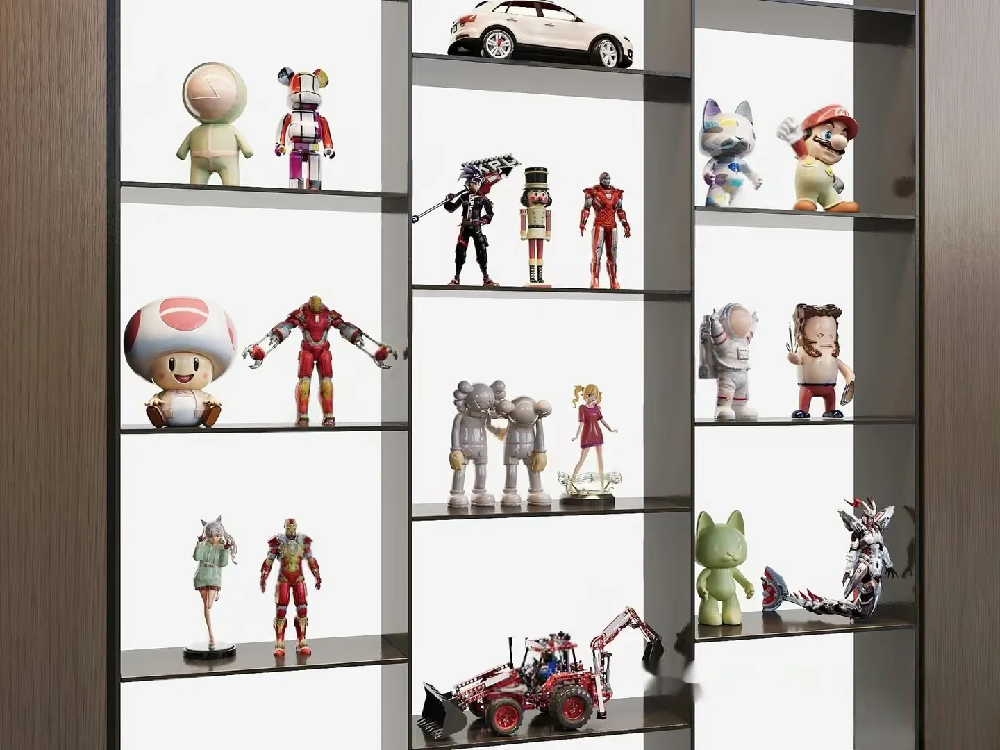 Modern Toy Display Case 3D Model – 937 – CORONA Render