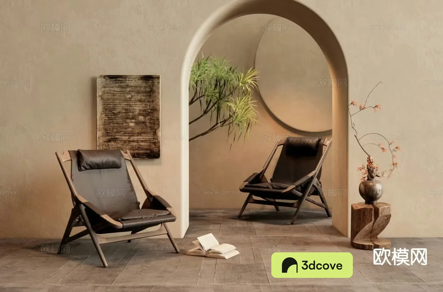 Wabi-sabi chair leisure chair