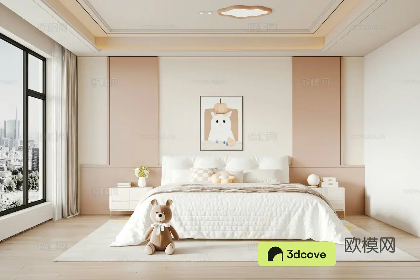 Modern girl room
