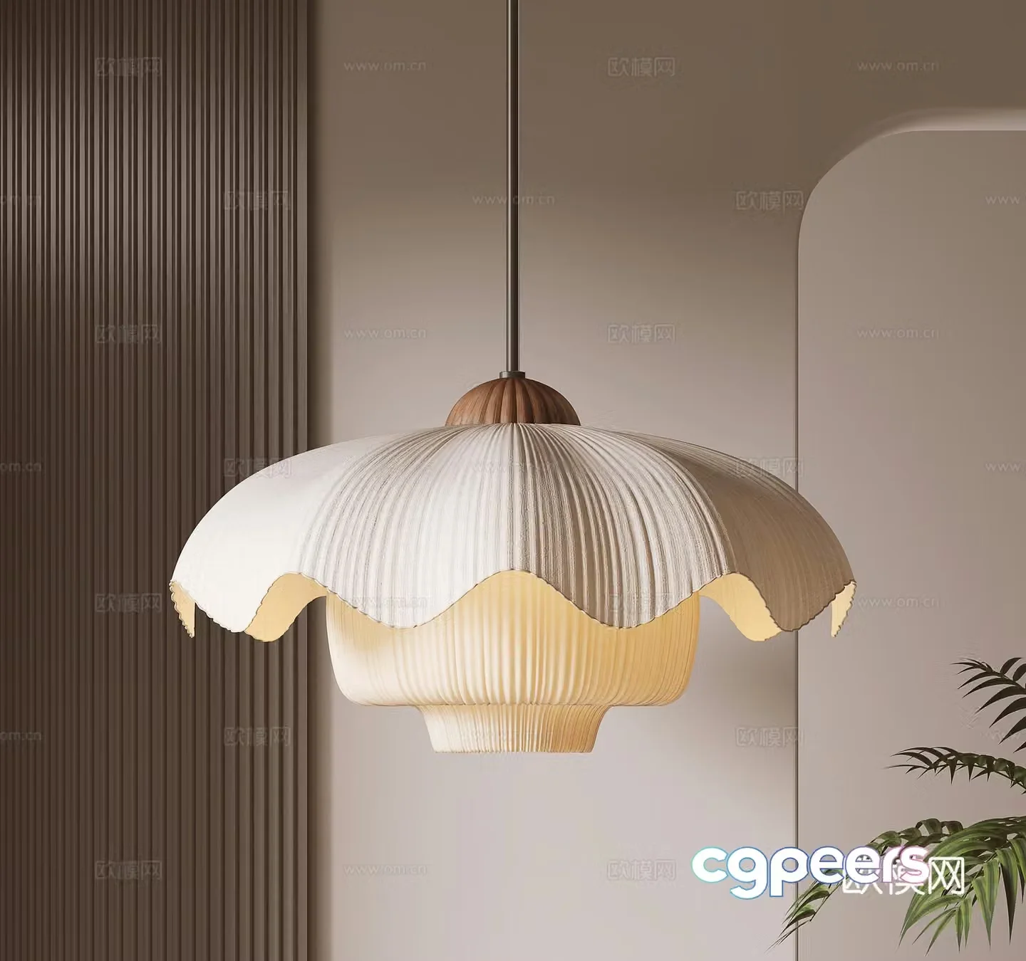 French art chandelier 3d model