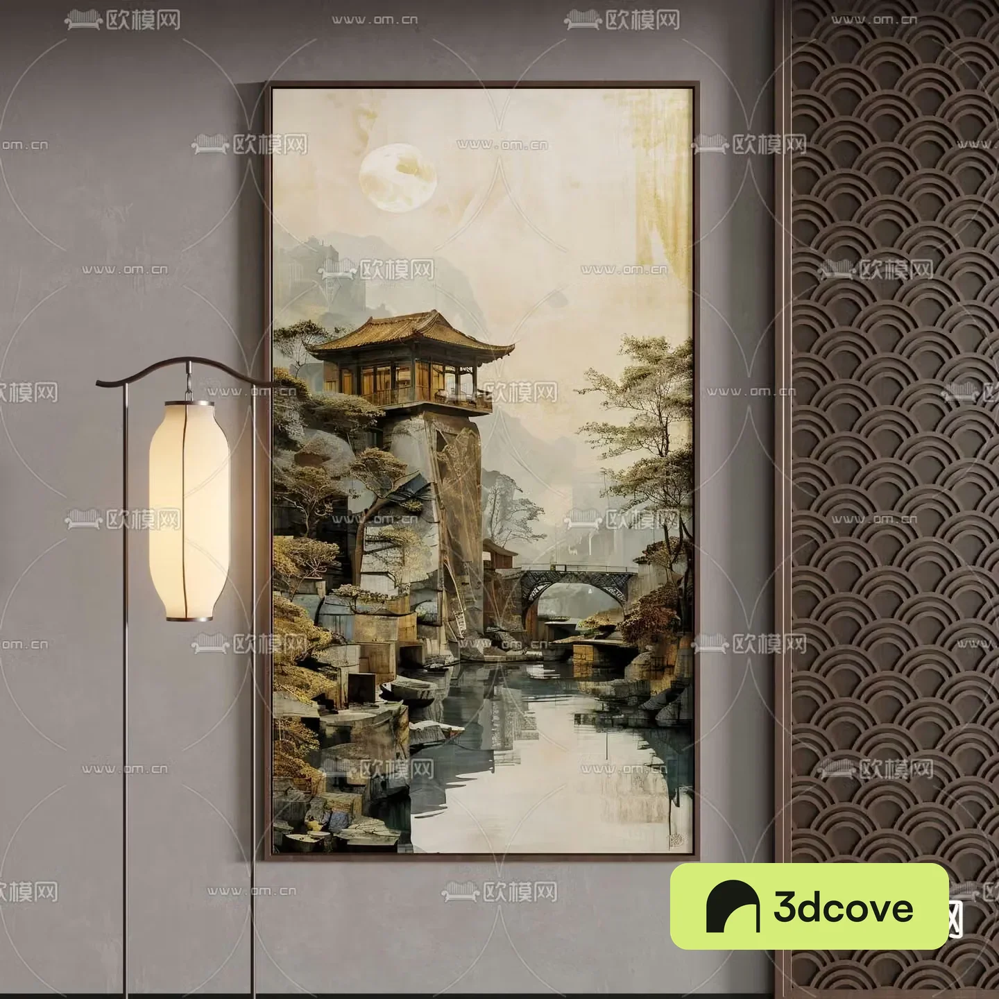New Chinese style hanging paintings decorative paintings ink paintings