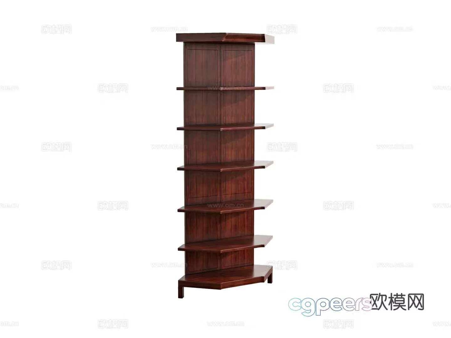 Simple European decorative rack storage rack 3d model