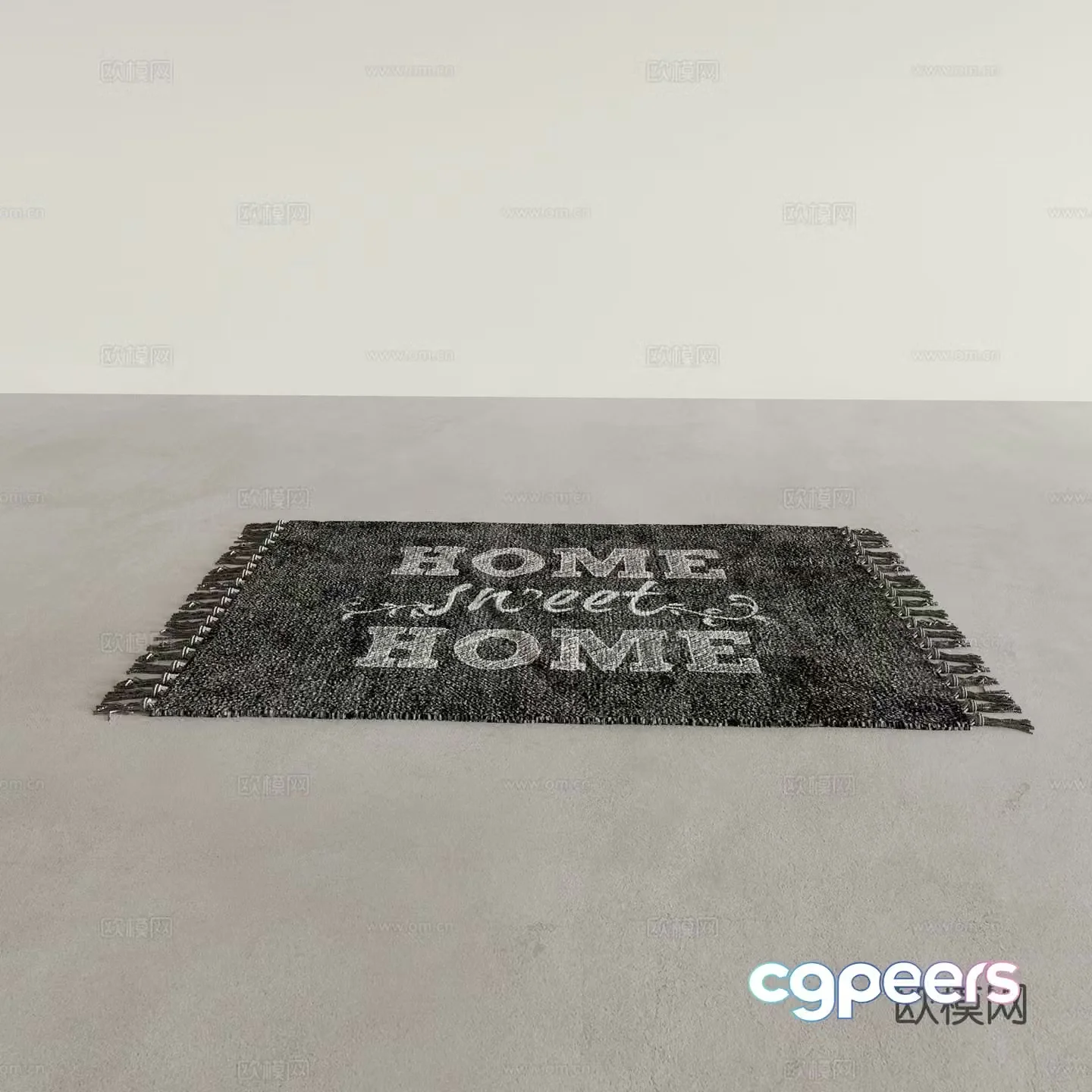 carpet floor mat 3d model