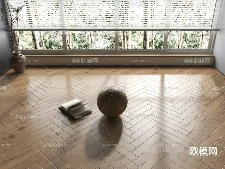 Cozy Meditation Room 3D Model – 2158 – VRAY Render