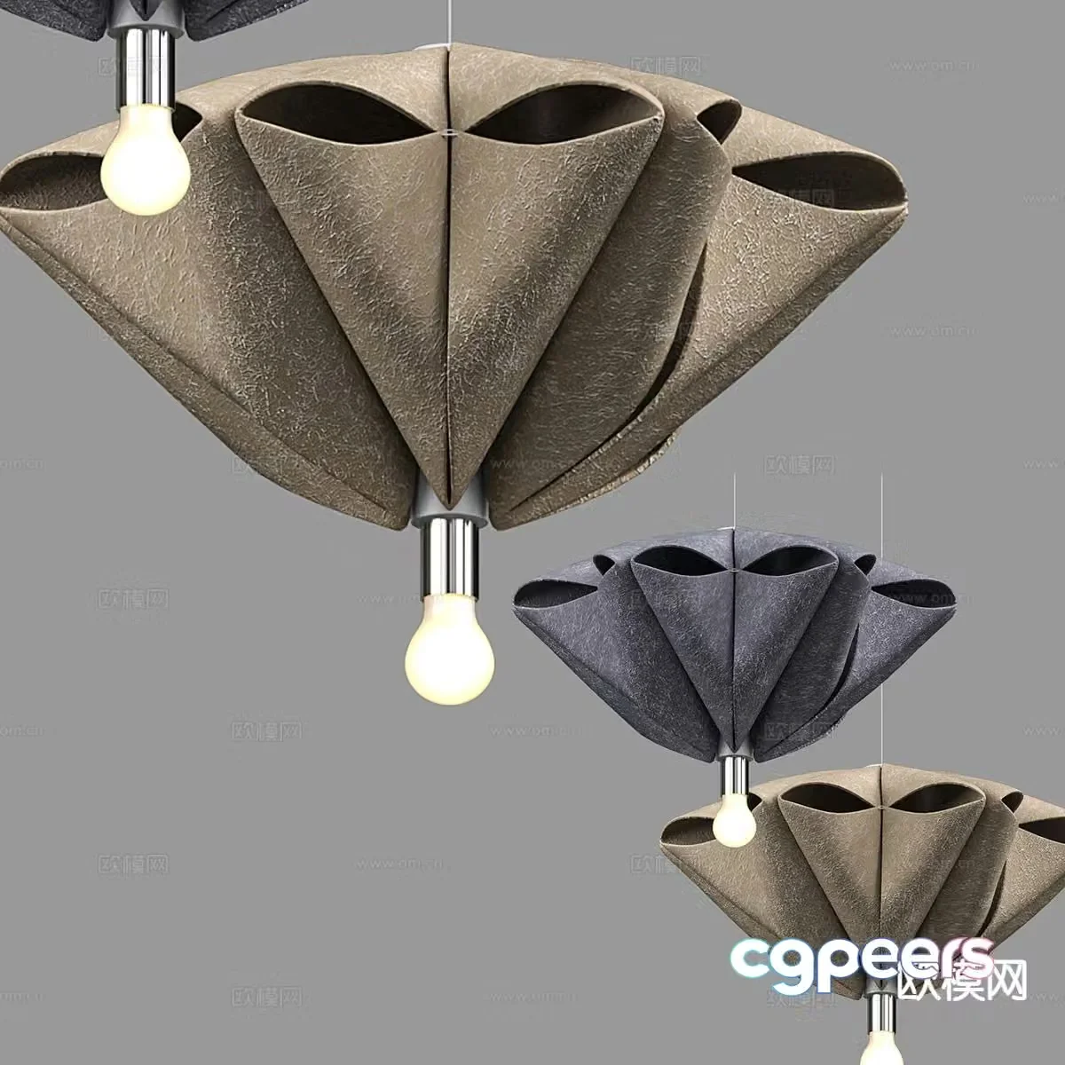 Creative chandelier simple chandelier 3d model