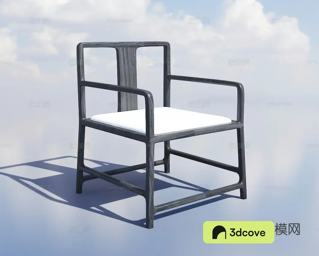 New Chinese style chair single chair dining chair