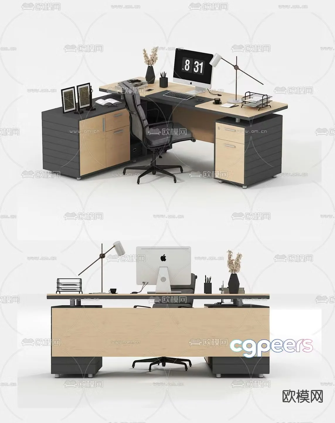Desk desk desk 3d model