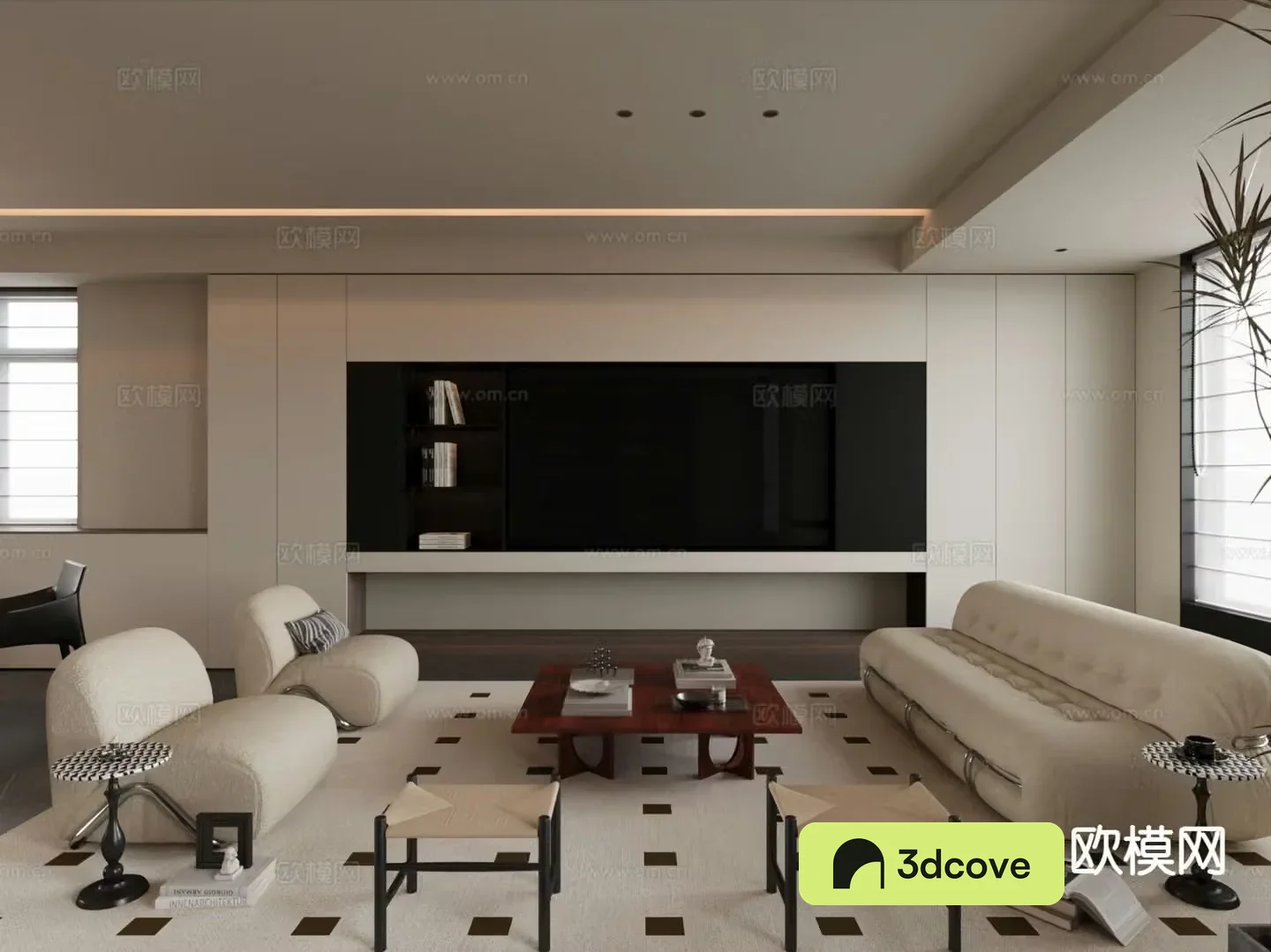 Cream style living room
