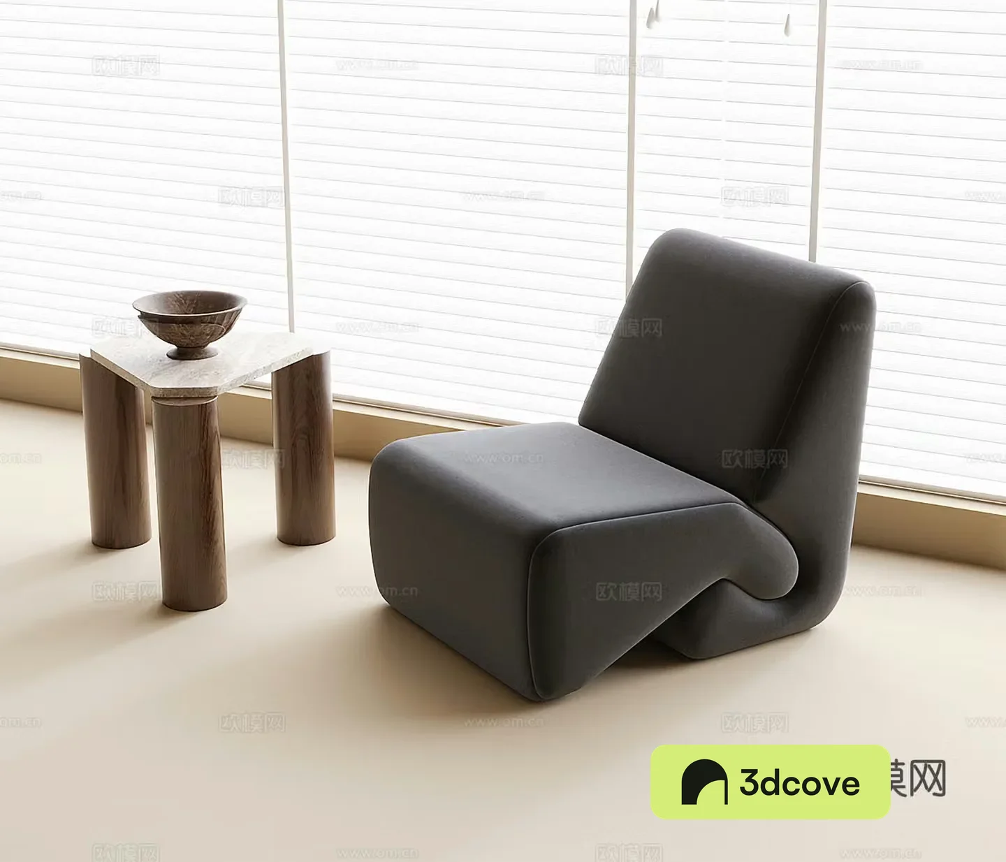 Modern single sofa