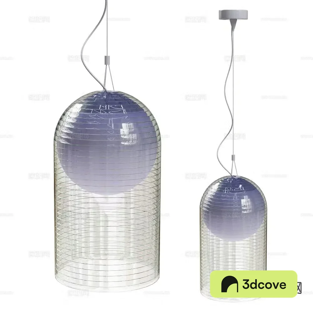 Italamp glass chandelier
