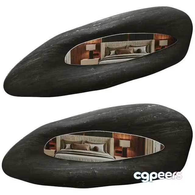 3ds Max Free – Mirror in EBONY frame